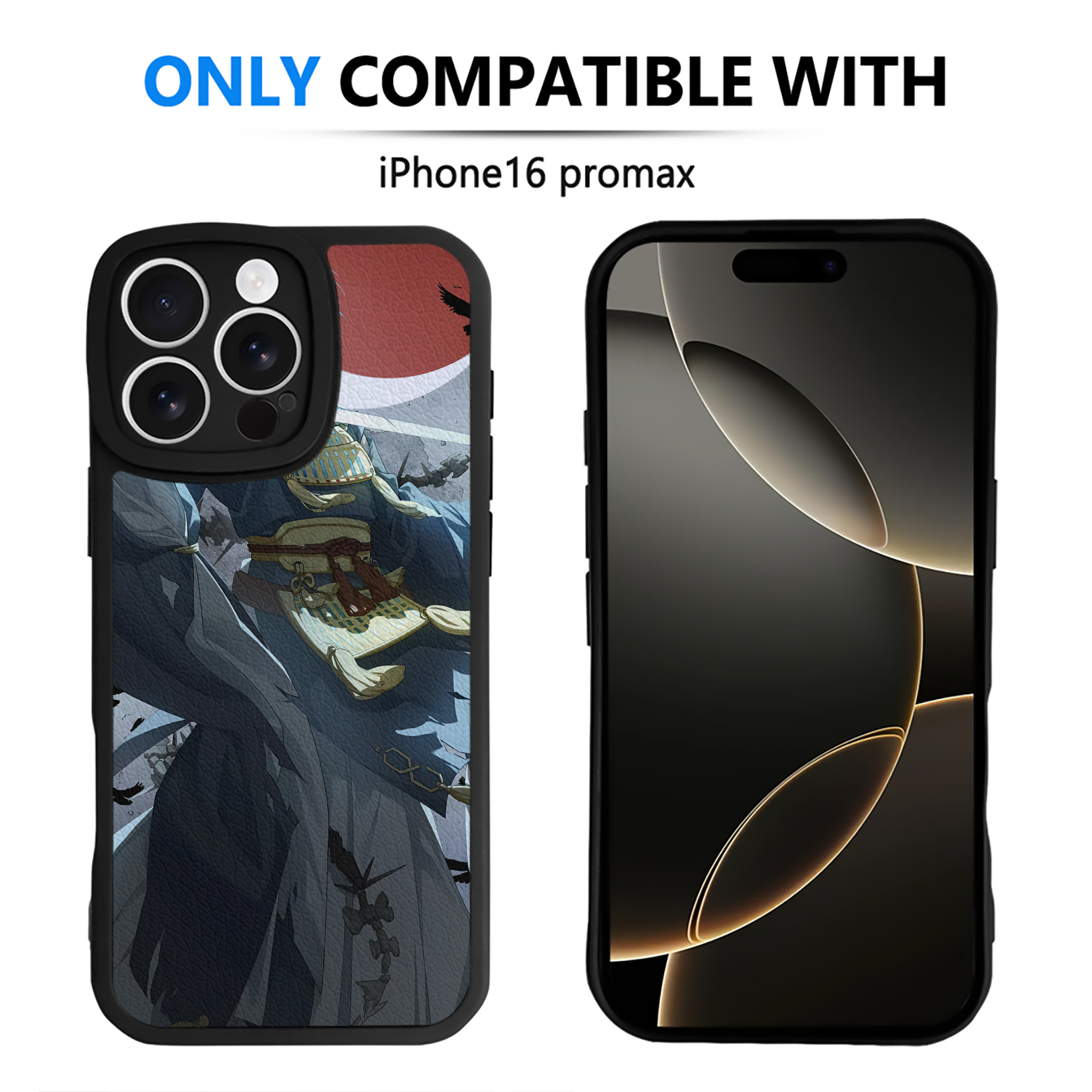 （画像用） 刀剣乱舞 Touken Ranbu 【iPhone 16シリーズ対応】シリコンスマホケース（レザー調） 材質：シリコン